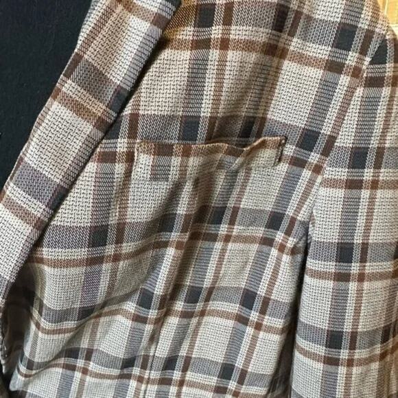 ASOS Design Plaid Brown Blazer – Women’s Small/Medium - Picture 10 of 13